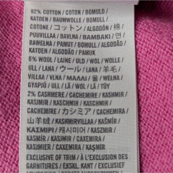 Abercrombie & Fitch Preppy Y2K 90s Academia Country Club Cashmere Wool Sweater L - Picture 9 of 9